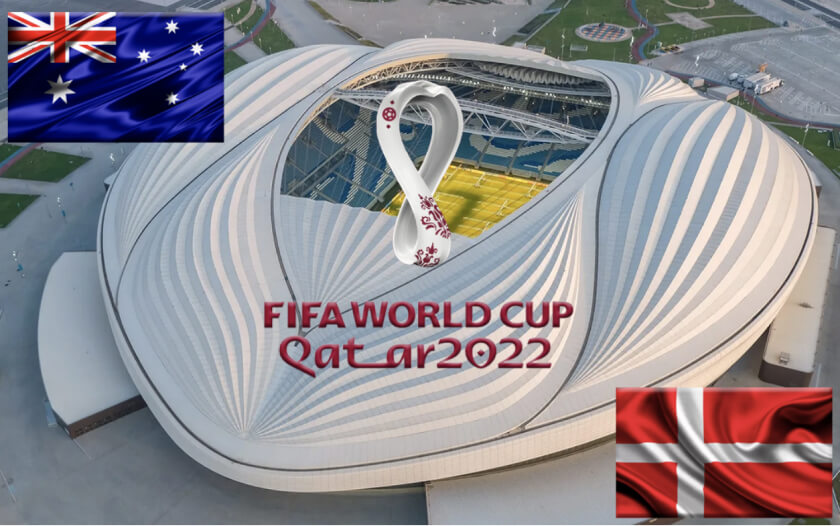 Apostas no jogo Austrália e Dinamarca 30 de novembro de 2022