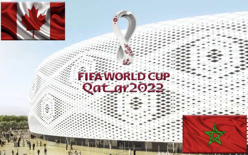 Apostas no jogo Canadá e Marrocos 1 de dezembro de 2022