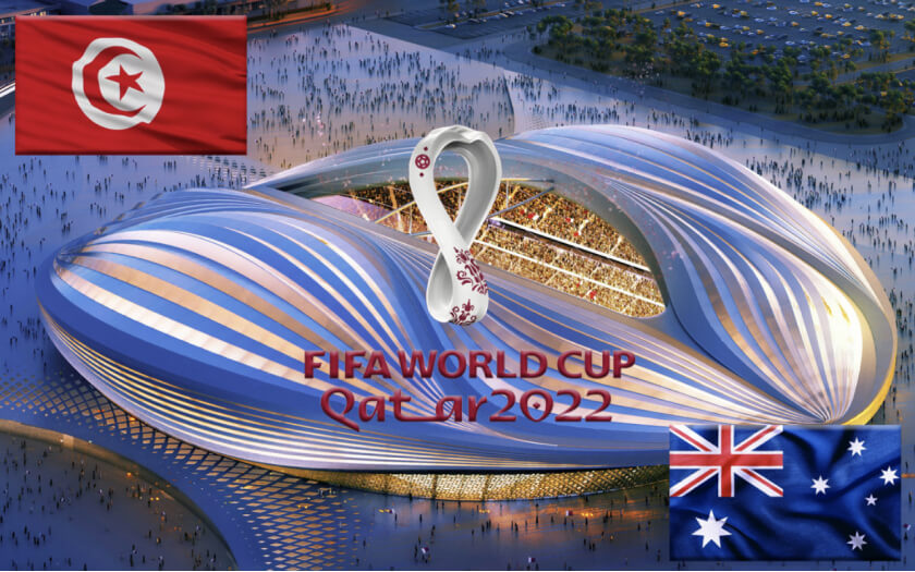 Apostas no jogo Tunísia x Austrália 26 de novembro de 2022